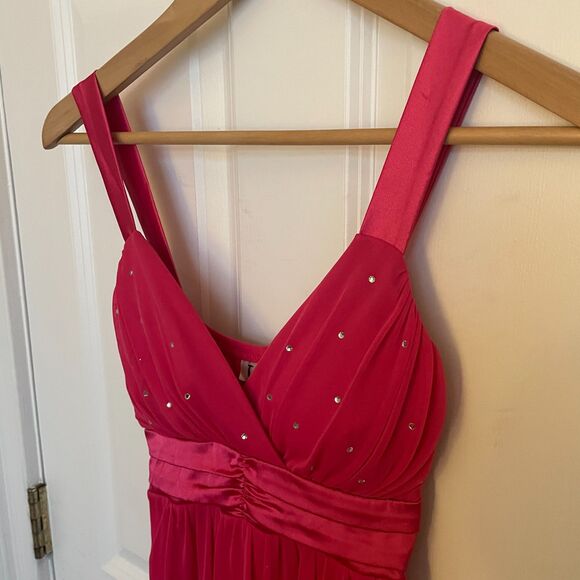 Vtg Taboo Babydoll Dress Y2k Small Rhinestone Fairy Whimsy HOCO Event Feminine - Picture 6 of 9